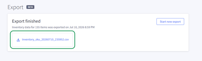 How To Back Up Your BigCommerce Inventory Data  7