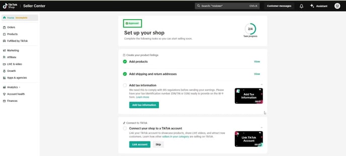 How To Know If You Are Approved To Sell On TikTok Shop (2)