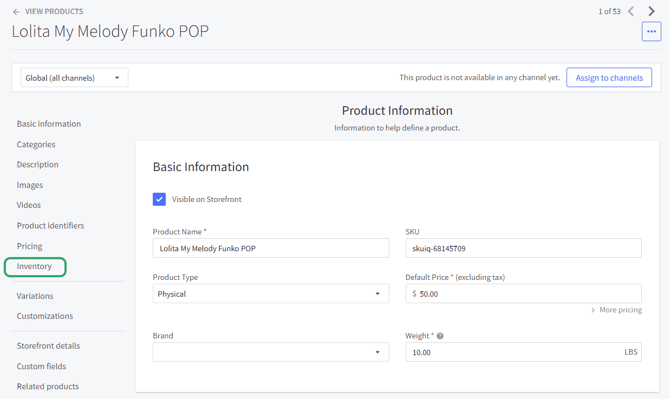 How to Enable BigCommerce Inventory Tracking 4