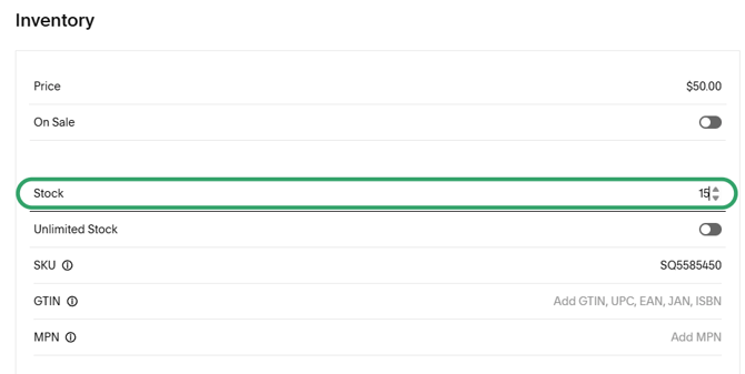 How to Enable SquareSpace Inventory Tracking 5