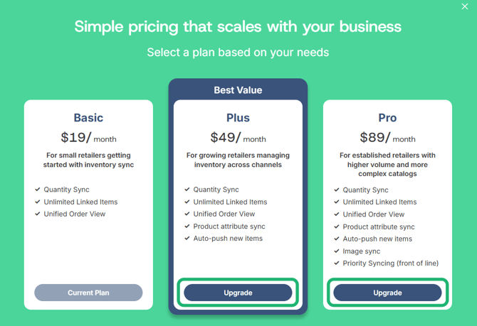 How to change your SKU IQ subscription in Shopify (3)