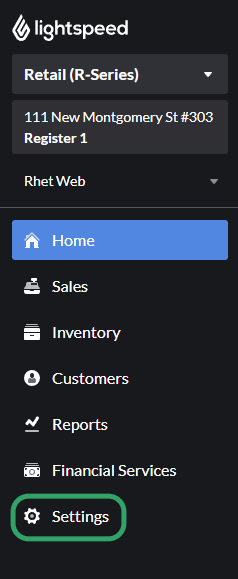 Manually disabling negative inventory on Lightspeed R-Series 1