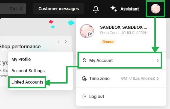 link account 1