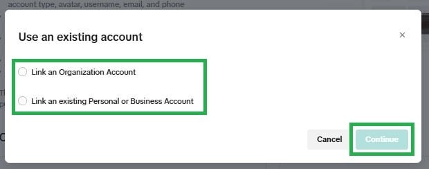 link account 3