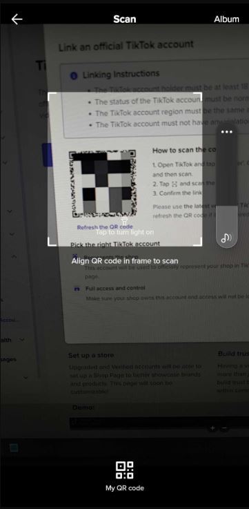 Tik Tok Pro Scan Code How to Connect Your TikTok Official Account to TikTok Shop