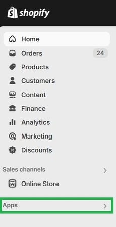 uninstall Shopify 1